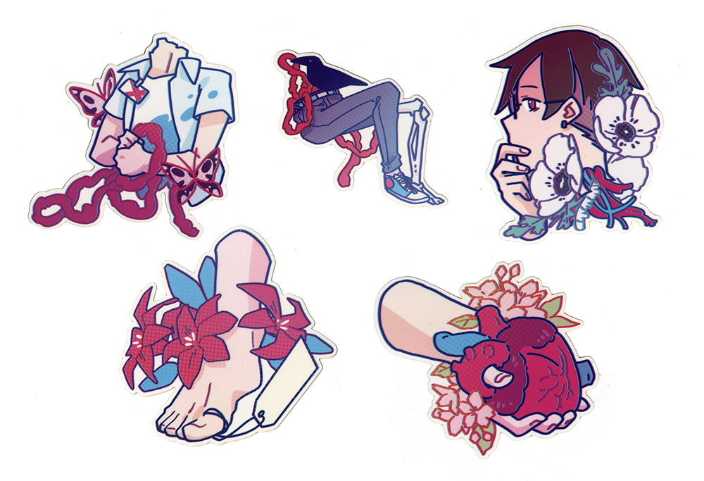 Shades of Nature - ameruu sticker set, ameruu Shades of Nature - ameruu sticker set, ameruu