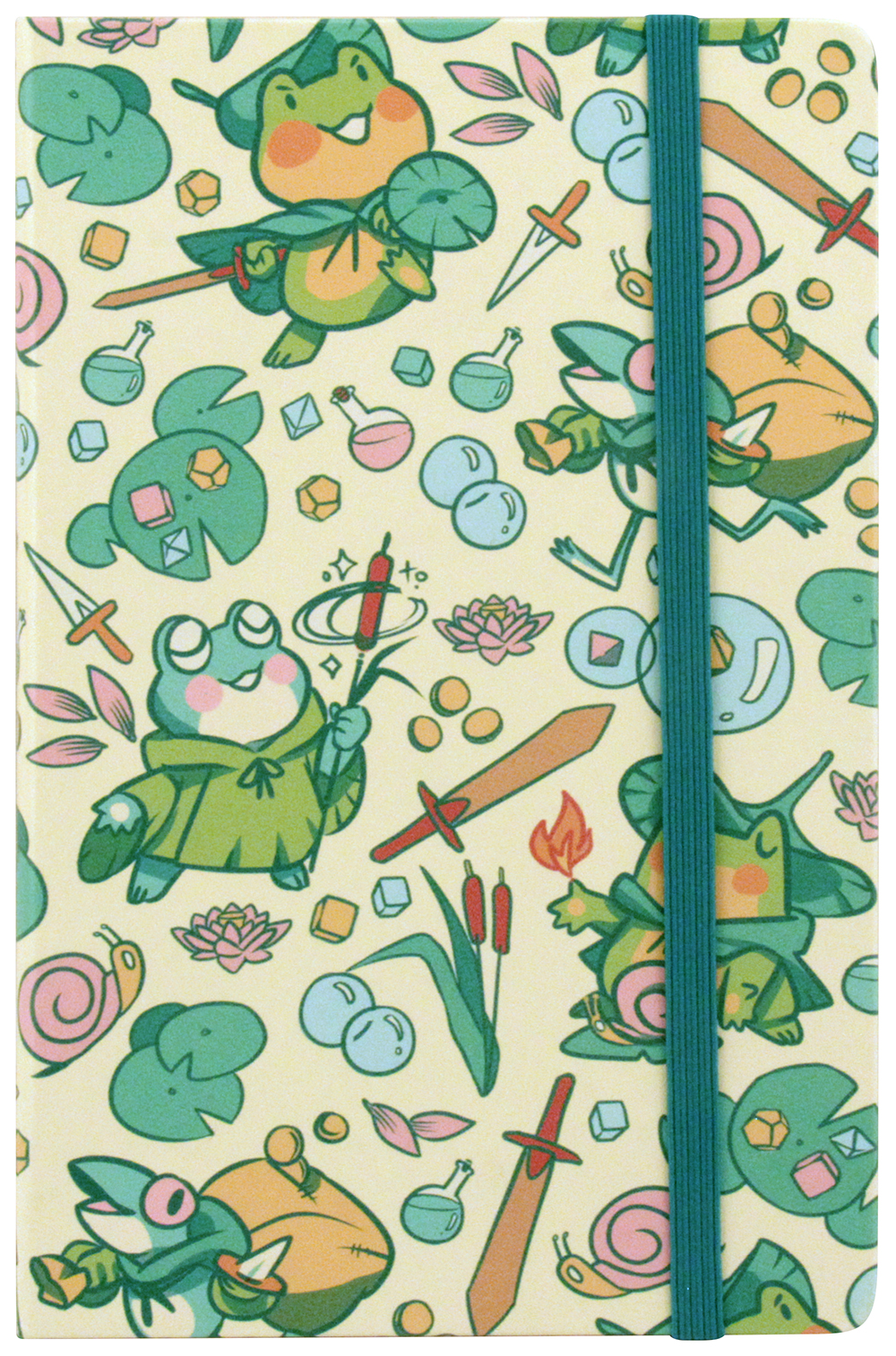 RPG Frogs - missdurianne Notebook, missdurianne
