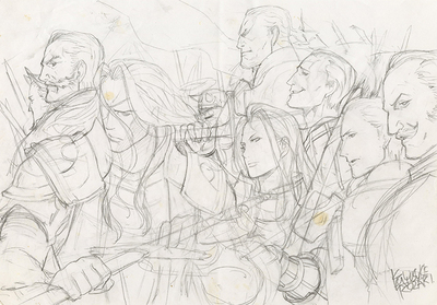 Tactics Ogre - Guest Illustration Sketch, Yusuke Kozaki