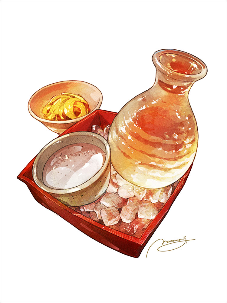 Sake and Nanbanzuke (PRINT), Maomomiji